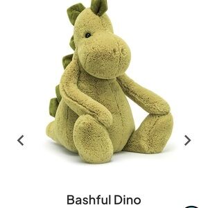 Jellycat Bashful Dino Plush - Olive Green